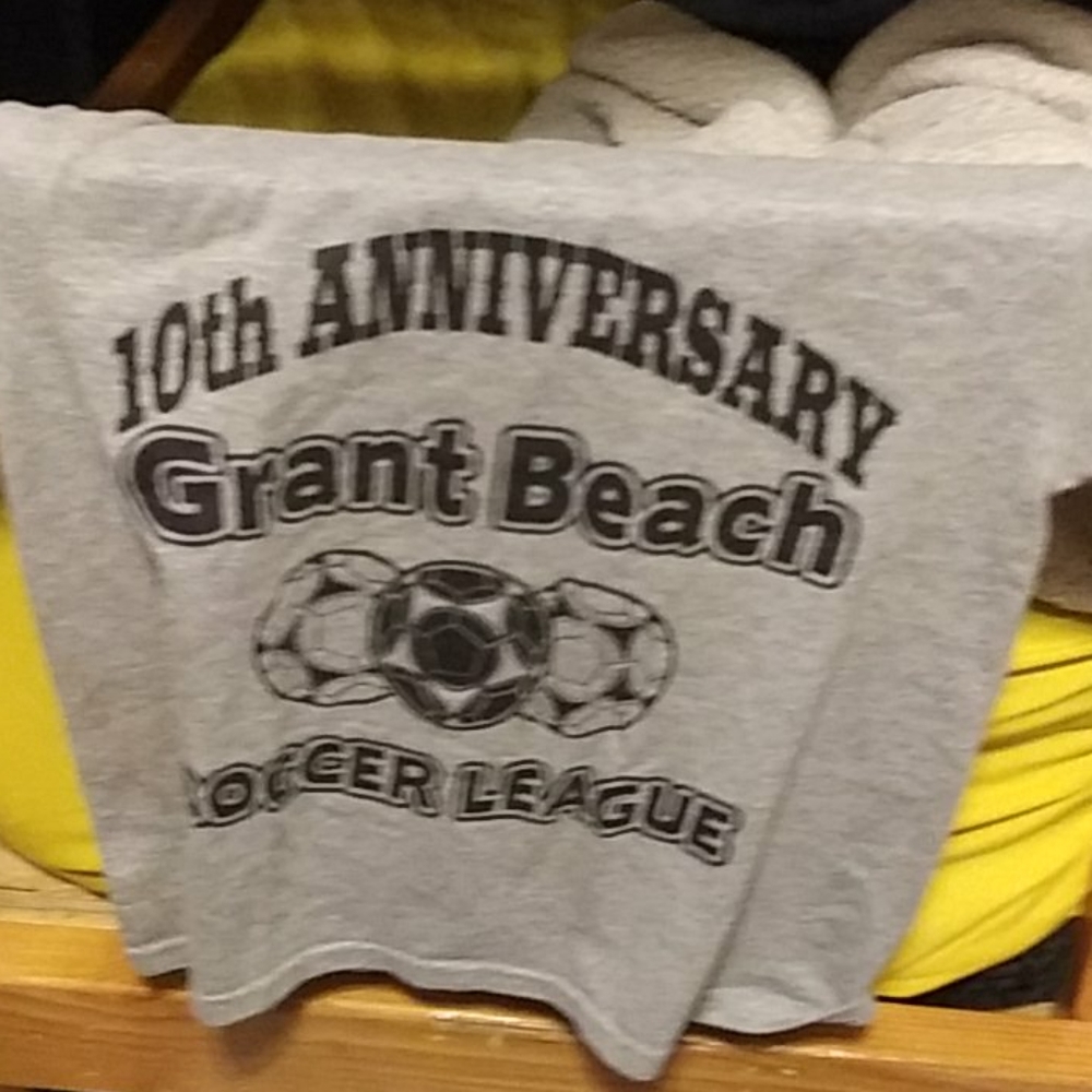 My old soccer shirt from last year
